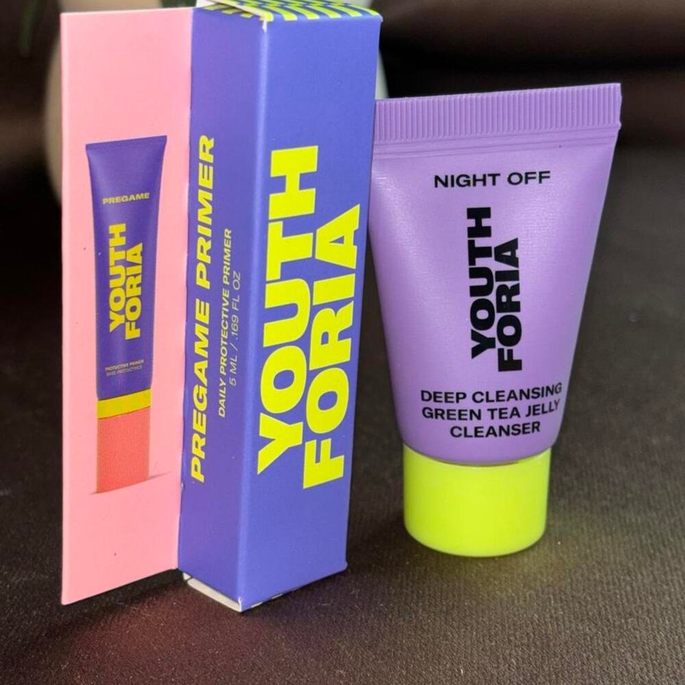 Youth Foria travel size Night Off Deep Cleansing Green Tea Jelly Cleanser